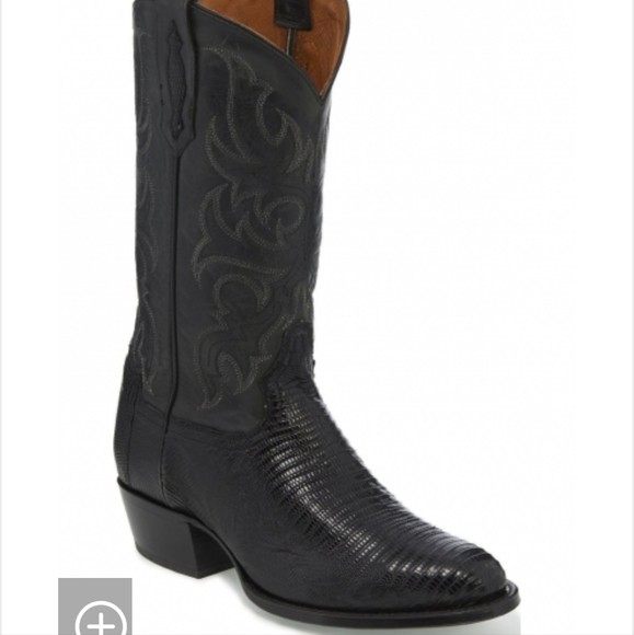 Bottes de cowboy Tony Lama en lézard années 80/90 7UK